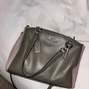 Coach Olive Leather Handbag